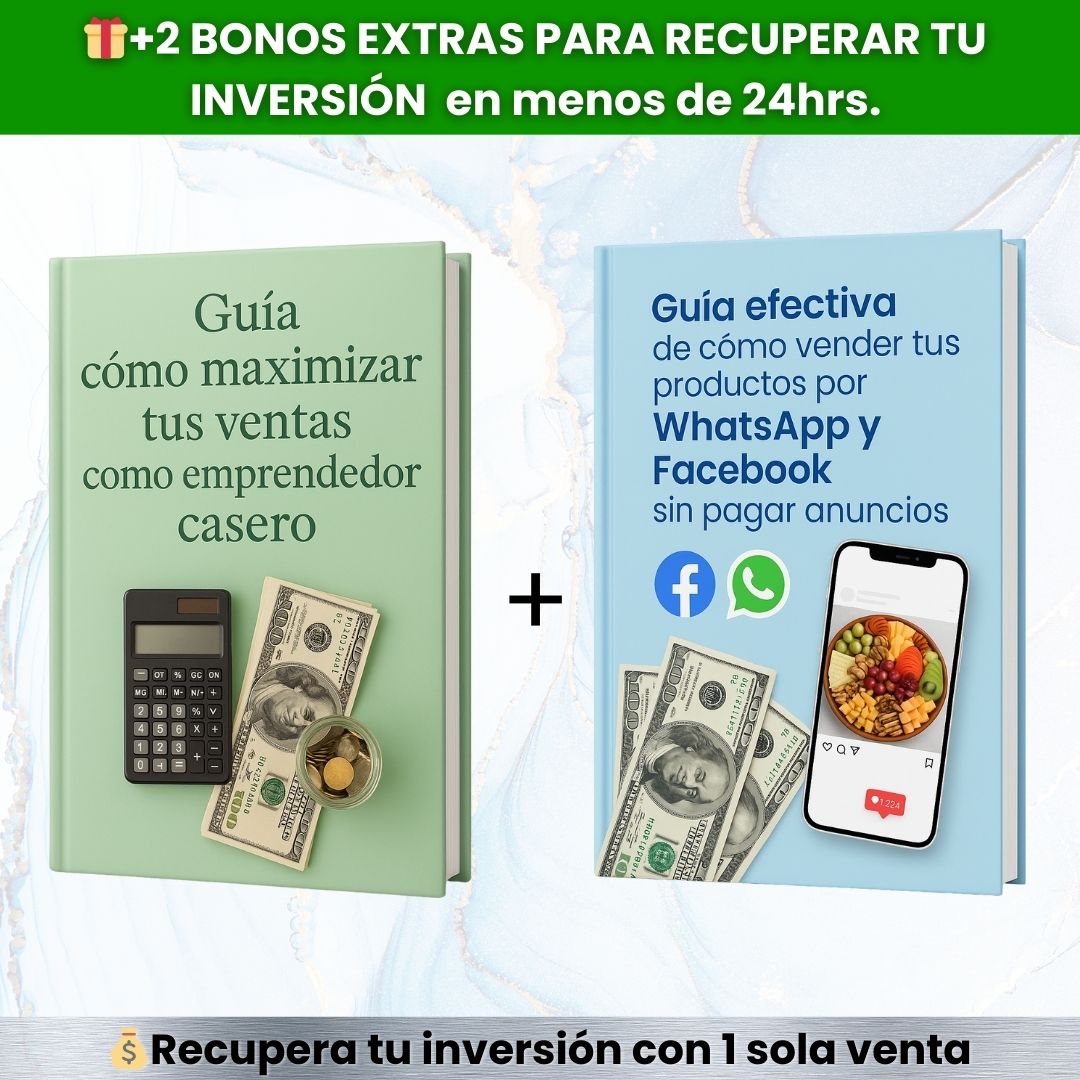 ✨Productos de Limpieza Casera. Ingresos diarios en 7 días + 9 BONOS🎁